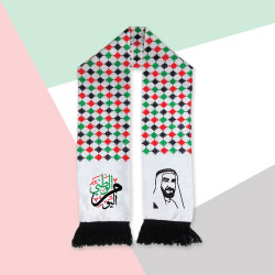 UAE Flag Knitted Scarf TZ-SC-01-2