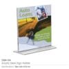 Acrylic Desk Sign Holders in Transparent - Image 4