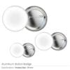 Aluminum Button Badges - Image 3