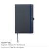 Appeel A5 PU Notebooks with Elastic Band Pen Loop Bookmark - Image 9