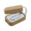 BT Earbuds with Bamboo Case