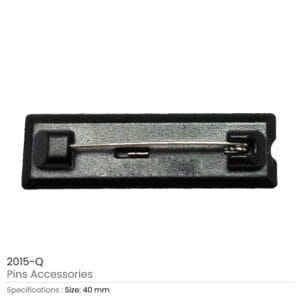 Metal Safety Pin Back - Image 3