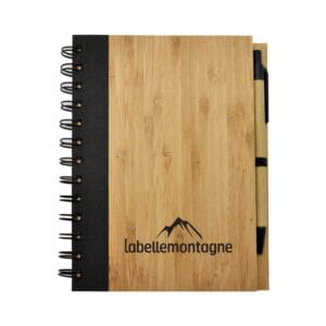 Bamboo Notebook with Pen - Image 2