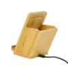 Bamboo Pen Holder with 15W Fast Wireless Charger - Image 4