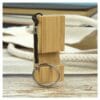 Bamboo Phone Stand Keychain - Image 5