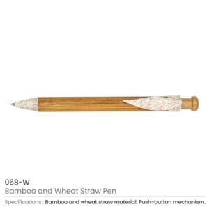 Bamboo with Wheat Straw Pens - Image 3