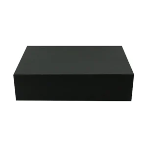 Black Plain Gift Box A3 Size with Magnetic Closure - Image 4