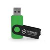 Black Swivel USB Flash Drives - Image 2