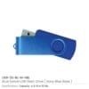 Matt Blue Swivel USB Flash Drives - Image 11