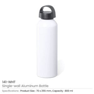 White Sublimation Bottles, Twist to Open, 800ml - Image 3