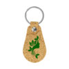 Cork PU Keychains with 32mm Key Ring - Image 2