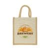 Laminated Cotton Bags with Natural Jute Gusset 10 Oz - Image 2