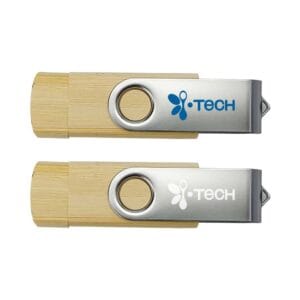 OTG Bamboo Swivel USB 32GB - Image 2