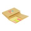 Tri-Fold Notepad with Sticky Notes, Pen, Card Slot and Ruler - Image 2