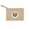 Natural Jute Zipper Pouch - Image 2