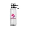 rPET Transparent Bottles 800ml SS Lid with Carry Handle - Image 2