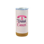 Travel Mugs with Breast Cancer Awareness Logo