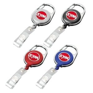 Reel Badges with Carabiner and Belt Clip - Image 2