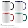 Two Tone Ceramic Mugs - Image 3