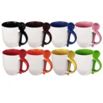Ceramic Mugs with Spoon