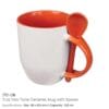 Ceramic Mugs with Spoon - Image 12