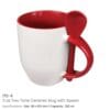 Ceramic Mugs with Spoon - Image 10