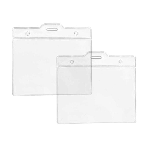 Clear Plastic ID Card Holder