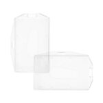 Clear Plastic PVC Card Holder