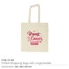 Cotton Bags with Breast Cancer Awareness Logo - Image 3