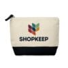 Cotton Canvas Zipper Pouch - Image 2