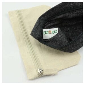 Cotton Pouch with front Zipper - Image 6