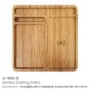 Bamboo 15W Wireless Desk Fast Charging Pad and Organizer - Image 3