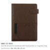 Dorniel A5 PU Notebooks with Front Pocket & Magnetic Flap - Image 8