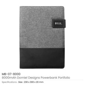 Dorniel Portfolio with Power Bank 8000 mAh - Image 4