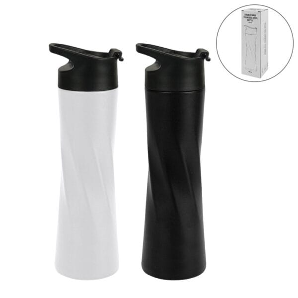 Double Wall SS Bottles Slim Waist Design 500 ml
