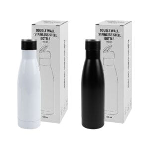 Double Wall SS Bottles, Twist-off Lid, SS Foldable Handle, 500ml - Image 9