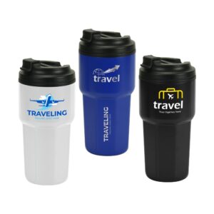 Double Wall Tumblers Flip-top PP Lid in 473ml - Image 2