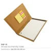 Eco-Friendly A4 Folders with Notepad Sticky Note Pen Card Slots - Image 3