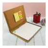 Eco-Friendly A4 Folders with Notepad Sticky Note Pen Card Slots - Image 4