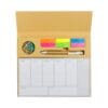 Eco-Friendly Weekly Planner Kit with Pen, Clip, Sticky Notes