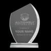 Crystal Awards with Engraved Leaf Design - Image 2