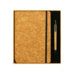 Cork Notebook and Ball Pen Gift Set