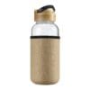 Glass Bottles with Bamboo Lid and Eco Sleeve