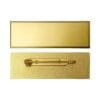 Gold Brass Badges with Safety Pin