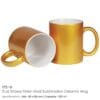 Gold Ceramic Mugs - Image 3