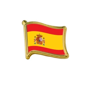 Gold Plated Flag Pin Badges - Image 3