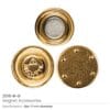 Gold Plated Round Button Magnets - Image 3