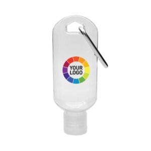 Hand Sanitizer Gel with Carabiner Clip 60ml - Image 2