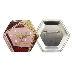 Hexagon Button Badges - Image 2
