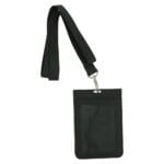 PU Leather Foldable ID Card Holder with Lace & Hook